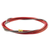 Acélspirál 1.0-1.2mm/4m piros IWELD
