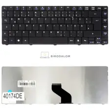 Acer Aspire 3810, 3810T, 3810TG, 3811, 3820 gyári billentyűzet (DE kiosztás, fekete) laptop alkatrész
