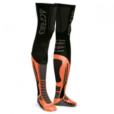 Acerbis cross zokni - X-Leg Pro - fekete/narancs motocross mez