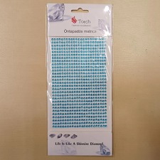 ACH Strasszkő öntapadós 3mm égkék dekorációs kellék