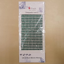 ACH Strasszkő öntapadós 5mm smaragd dekorációs kellék