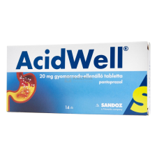 Acidwell 20 mg gyomornedv-ellenálló tabletta 14 db gyógyhatású készítmény