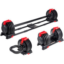 Acra állítható súlyzókészlet 24 kg, 3in1 kézisúlyzó
