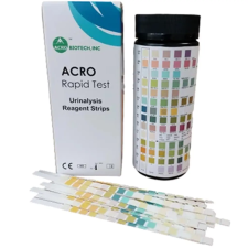  ACRO vizelet tesztcsík, 5 paraméteres (Glu, Pro, pH, Ket, Vér) 100 db gyógyászati segédeszköz