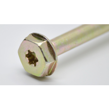  Ácsszerkezeti csavar, peremes hatlapfejű+Tx40, 10x340 acél Gvz. barkácsolás, csiszolás, rögzítés