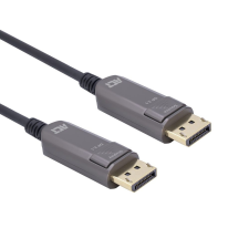Act 8K DisplayPort Active Optical Cable male/male 40m Black AK4174 kábel és adapter