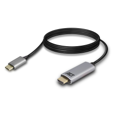 Act AC7015 USB-C to HDMI 4K connection cable 1,8m Black kábel és adapter