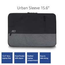 Act - AC8545 Urban Laptop Sleeve 15,6" Black - AC8545 számítógéptáska