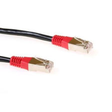 Act ACT CAT5e F-UTP Patch Cable 5m Black/Red kábel és adapter