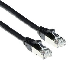 Act ACT CAT6A S-FTP Patch Cable 10m Black kábel és adapter