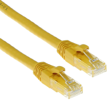 Act ACT CAT6A U-UTP Patch Cable 0,25m Yellow kábel és adapter