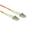Act ACT LSZH Multimode 50/125 OM2 fiber cable duplex with LC connectors 2m Orange