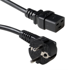 Act AK5186 Fekete 3 M CEE7/7 C19 csatlakozó kábel és adapter
