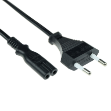 Act AK5242 tápkábel Fekete 3 M CEE7/16 C7 csatlakozó kábel és adapter
