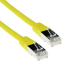 Act CAT5e F-UTP Patch Cable 10m Yellow IB7810 kábel és adapter
