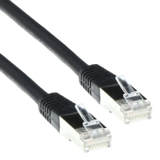 Act CAT5e F-UTP Patch Cable 7m Black IB7907 kábel és adapter