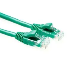 Act CAT5e U-UTP Patch Cable 3m Green IK5703 kábel és adapter