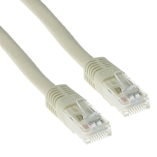 Act CAT5e U-UTP Patch Cable 3m Ivory IB6403 kábel és adapter