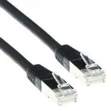 Act CAT6 S-FTP Patch Cable 0,5m Black FB9900 kábel és adapter