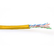 Act CAT6 U-UTP Installation cable 100m Yellow (EP880H) kábel és adapter