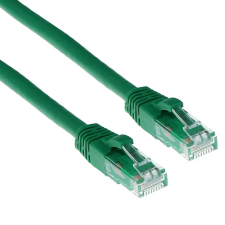 Act CAT6 U-UTP Patch Cable 0,25m Green  IS8752 kábel és adapter