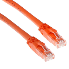 Act CAT6 U-UTP Patch Cable 0,5m Orange IS1500 kábel és adapter