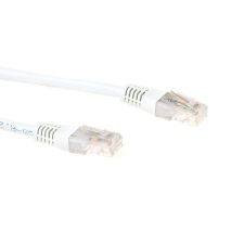 Act CAT6 U-UTP Patch Cable 0,5m White IB8300 kábel és adapter