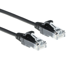 Act CAT6 U-UTP Patch Cable 1m Black  DC9901 kábel és adapter