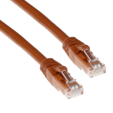 Act CAT6 U-UTP Patch Cable 1m Brown IS1601 kábel és adapter
