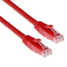 Act CAT6 U-UTP Patch Cable 2m Red IS8502 kábel és adapter