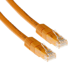 Act CAT6 U-UTP Patch Cable 3m Orange kábel és adapter