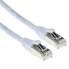 Act CAT6A S-FTP Patch Cable 10m White FB7310 kábel és adapter