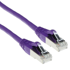 Act CAT6A S-FTP Patch Cable 1,5m Purple FB2351 kábel és adapter
