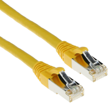 Act CAT6A S-FTP Patch Cable 1,5m Yellow FB7851 kábel és adapter