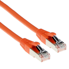 Act CAT6A S-FTP Patch Cable 5m Orange FB2105 kábel és adapter