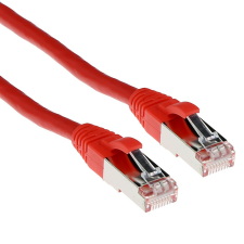 Act CAT6A S-FTP Patch Cable 5m Red FB6505 kábel és adapter