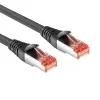 Act CAT6A U-FTP Patch Cable 1,5m Black FB5051
