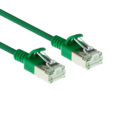 Act CAT6A U-FTP Patch Cable 1m Green  DC7701 kábel és adapter