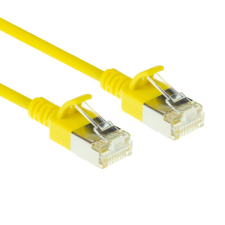 Act CAT6A U-FTP Patch Cable 3m Yellow DC7802 kábel és adapter
