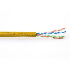 Act CAT6A U-UTP Installation cable 305m Yellow kábel és adapter