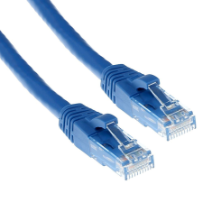 Act CAT6A U-UTP Patch Cable 0,25m Blue kábel és adapter
