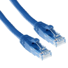 Act CAT6A U-UTP Patch Cable 0,5m Blue (IB2600) kábel és adapter