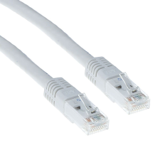Act CAT6A U-UTP Patch Cable 0,5m White IB9300 kábel és adapter
