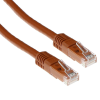 Act CAT6A U-UTP Patch Cable 20m Brown IB4420