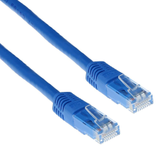 Act CAT6A U-UTP Patch Cable 2m Blue kábel és adapter