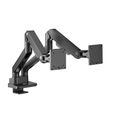 ACT CONNECTIVITY AC8342 Dual Monitorkar Premium gázrugóval 17-35" fekete tv állvány és fali konzol