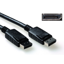 ACT CONNECTIVITY DisplayPort 1.2/1.2a Összekötő Fekete 2m AK3980 kábel és adapter