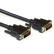 Act DVI-D Dual Link cable male to male 0,5m Black AK3829 kábel és adapter