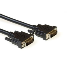 Act DVI-D Dual Link cable male to male 2m Black AK3830 kábel és adapter