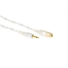Act High quality audio connection cable 1x 3,5 mmm jack male to 1x 3.5mm stereo jack female 5m Transparent AK2254